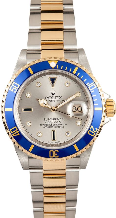 rolex submariner model 16613 year|rolex submariner serti dial price.